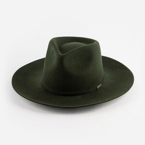 GIGI PIP dark green “The Rowan” wide brim hat